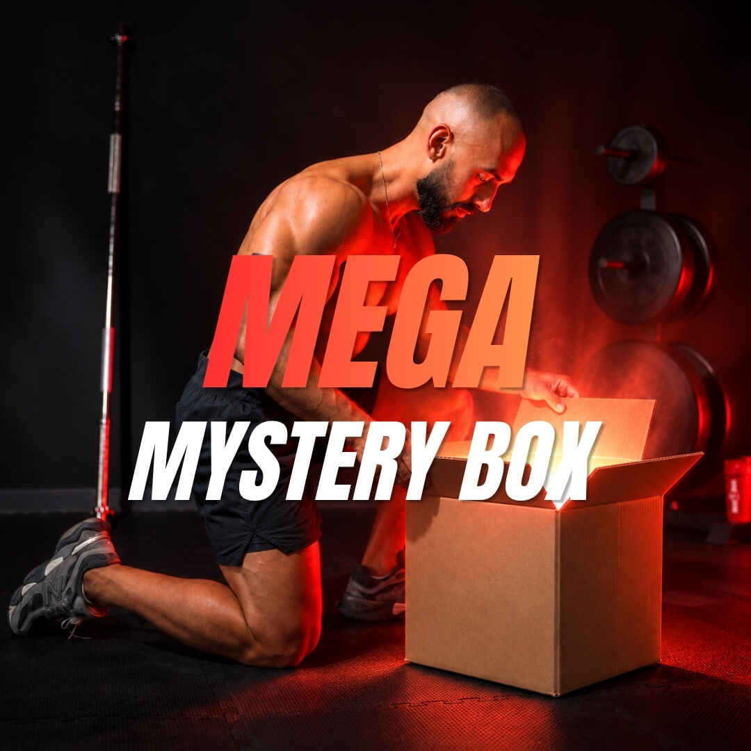 MEGA Mystery Box – treenituotteiden yllätyslaatikko vähintään 200 € arvolla