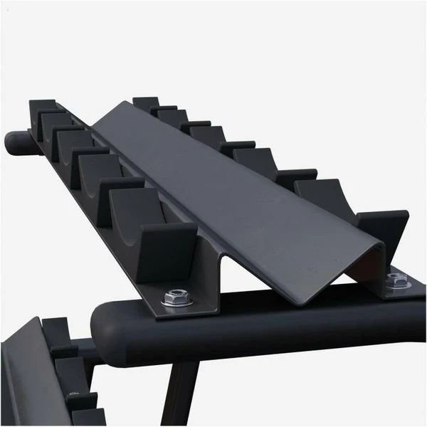 Pro-Sarjan Käsipainoteline 2-Tasoinen 121x65x100cm Max. 250kg Musta