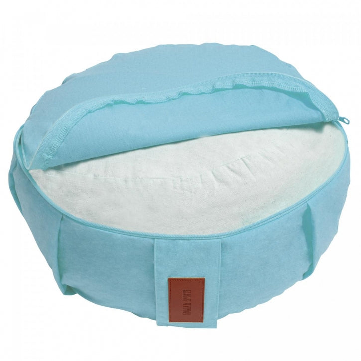 Joogatyyny, Puuvilla, Vaaleansininen, 34x18cm