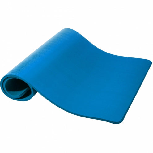 Jumppamatto Kantohihnalla, Ihoystävällinen, 190x100x1,5cm, Sininen