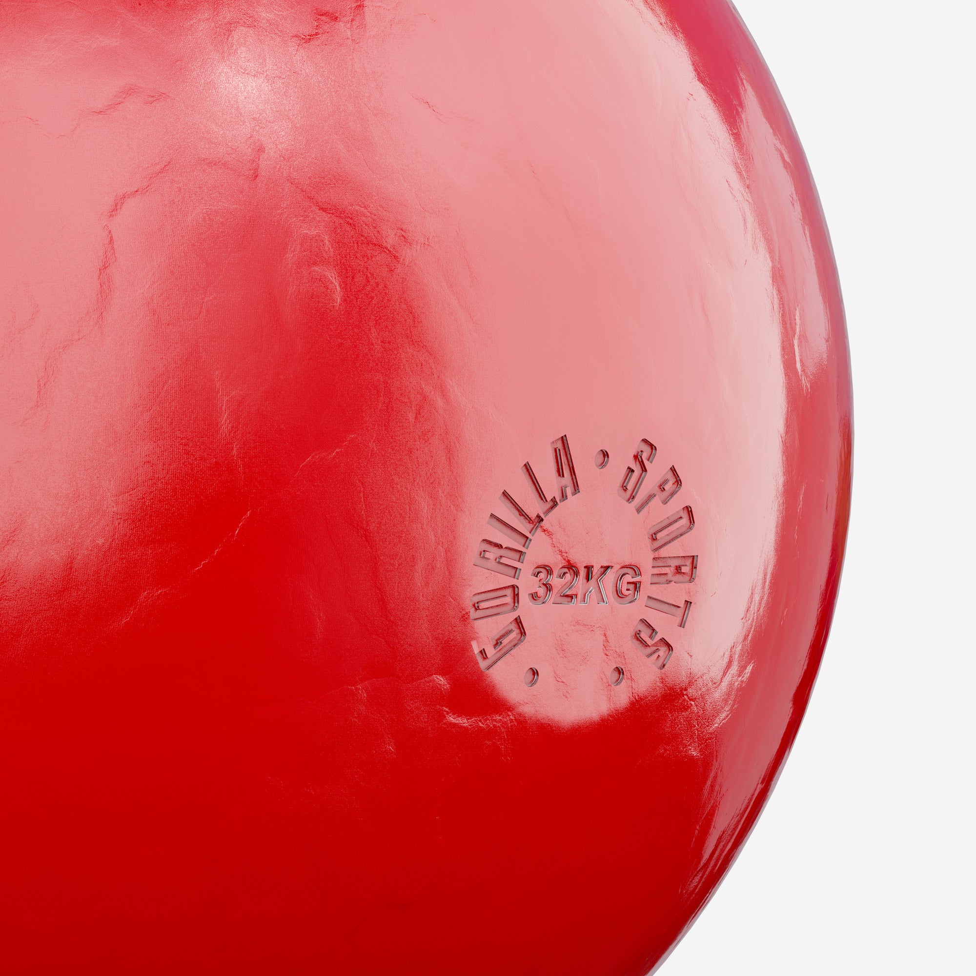 Kisakahvakuula 32 kg, Valettu Teräs, Punainen