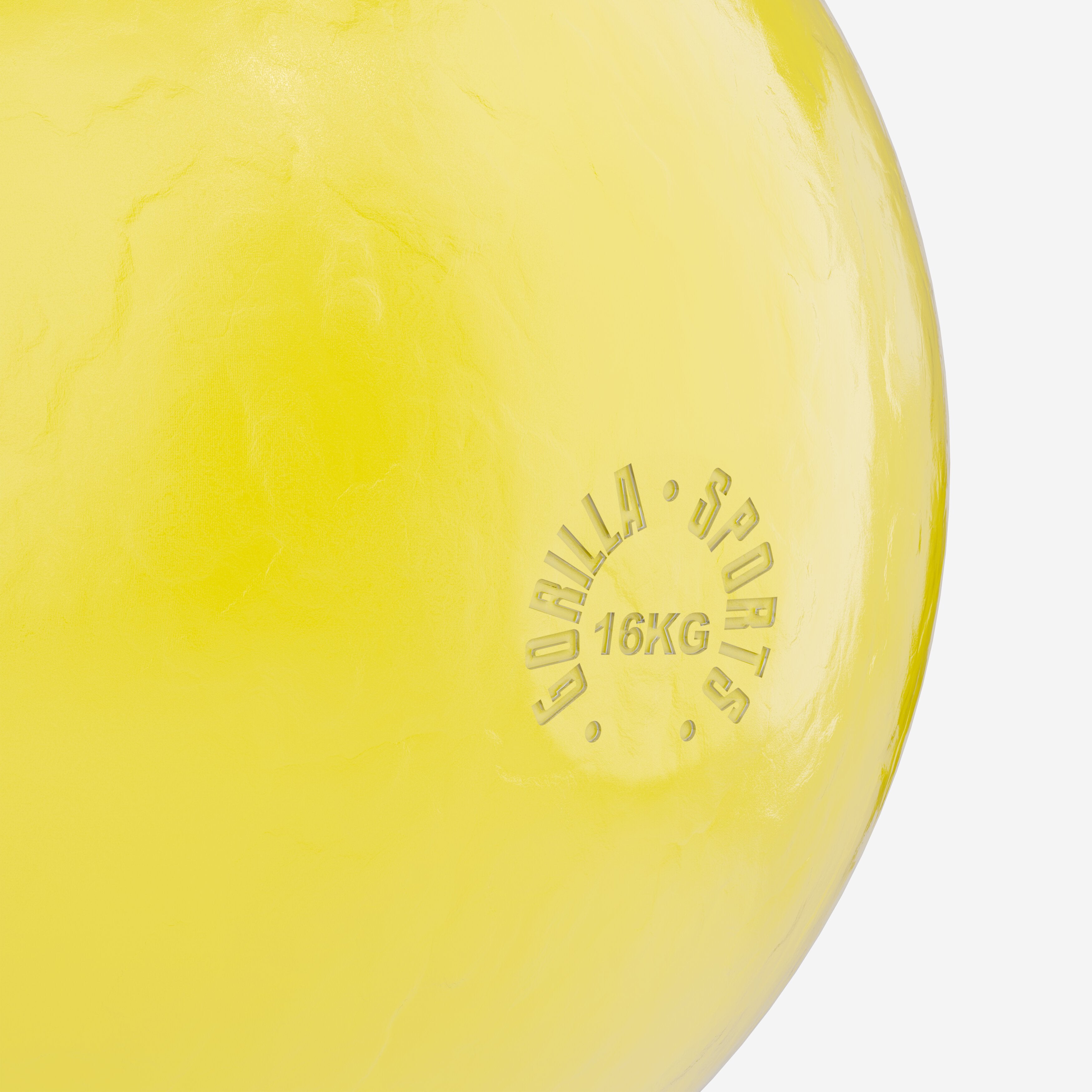 Kisakahvakuula 16 kg, Valettu Teräs, Keltainen