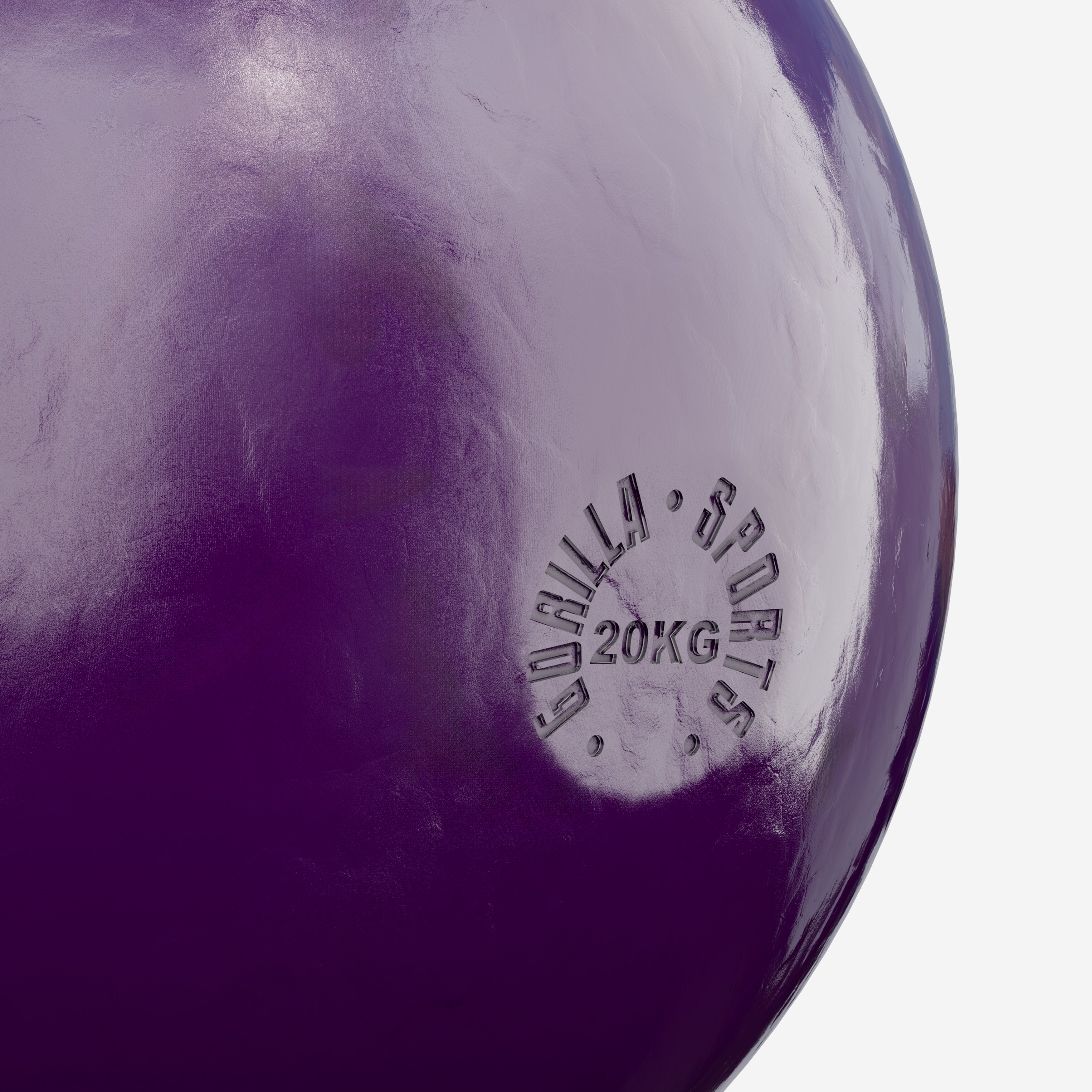 Kisakahvakuula 20 kg, Valettu Teräs, Violetti