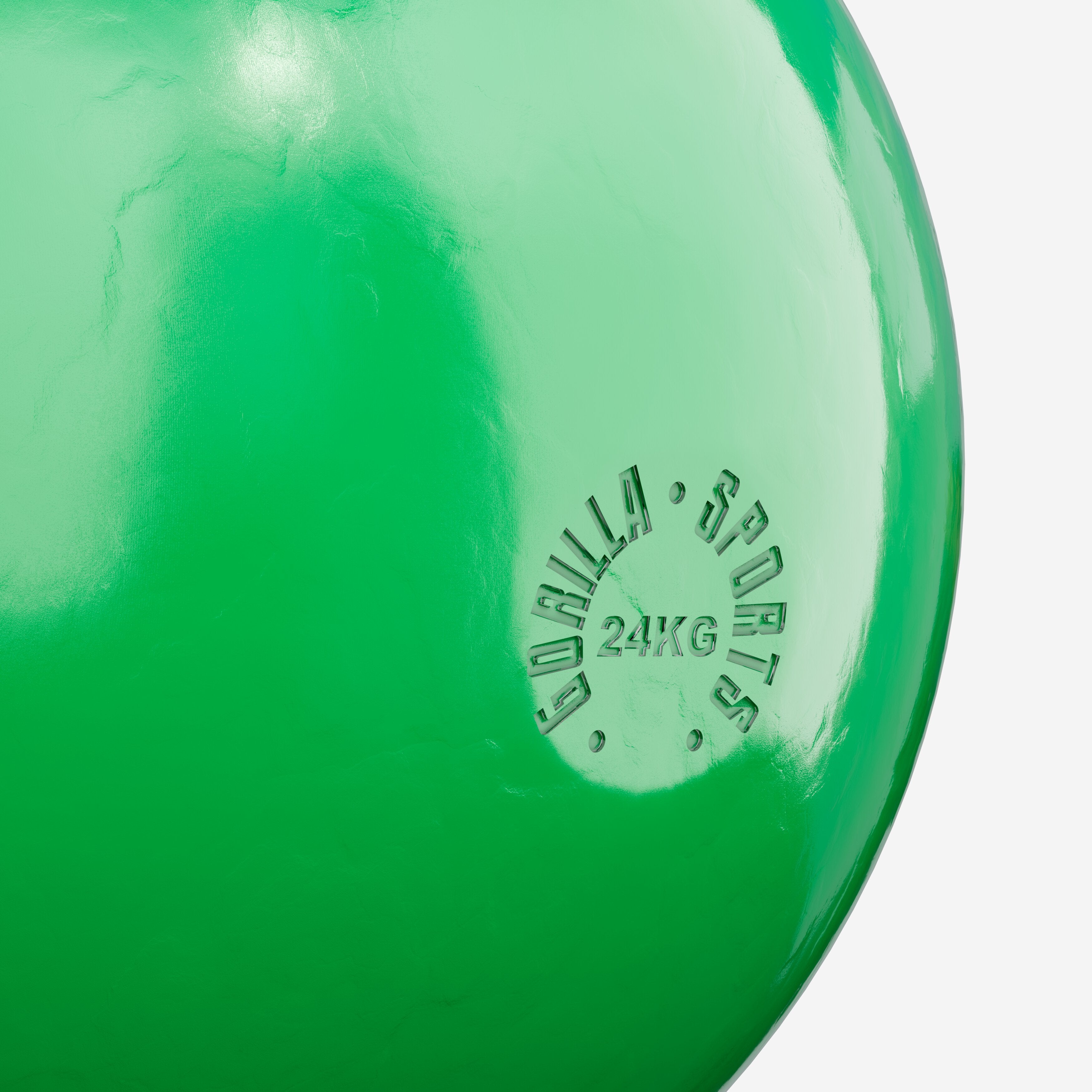 Kisakahvakuula 24 kg, Valettu Teräs, Vihreä