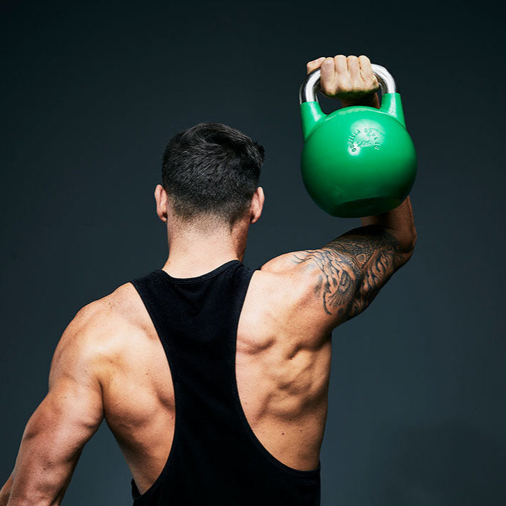 Kisakahvakuula 24 kg, Valettu Teräs, Vihreä