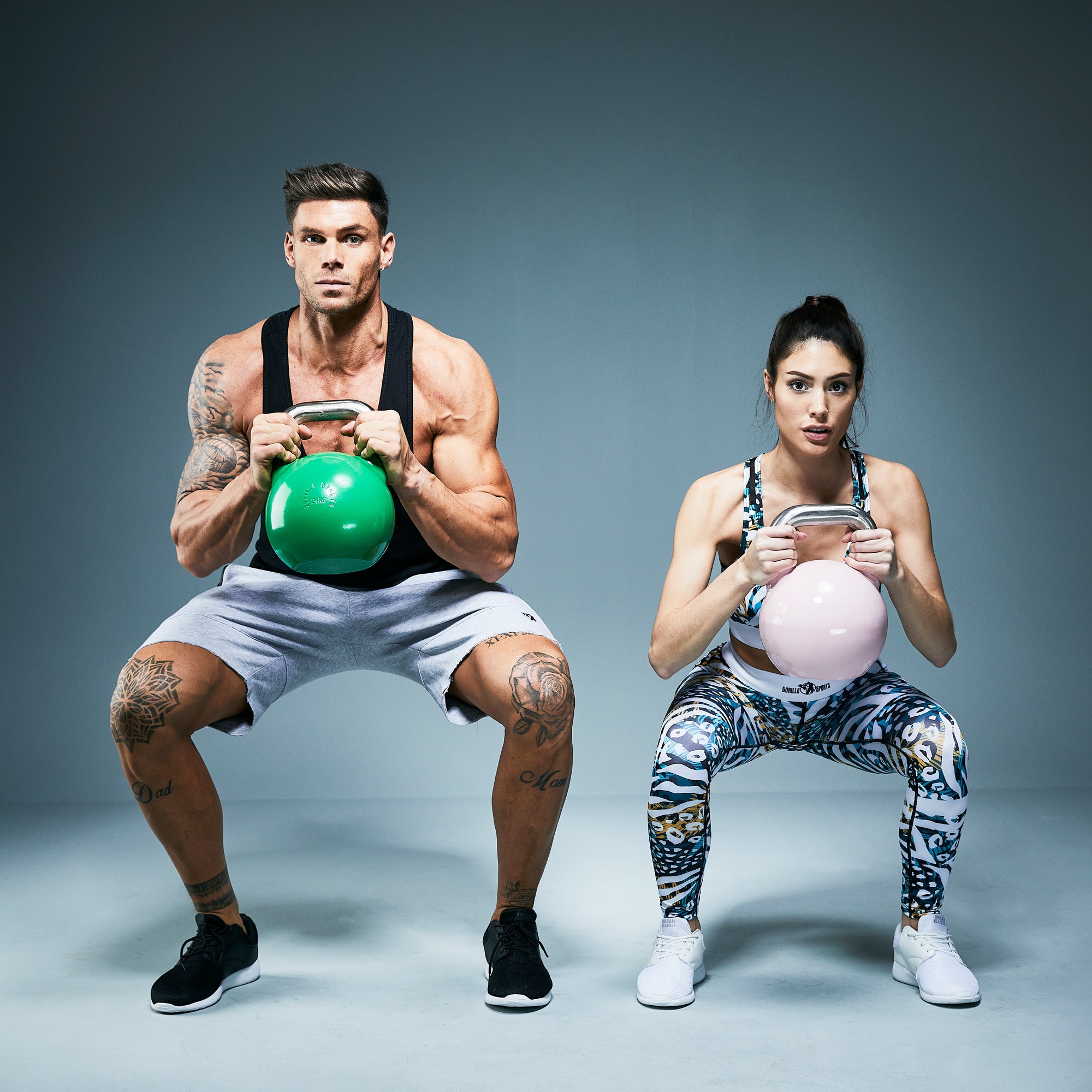 Kisakahvakuula 24 kg, Valettu Teräs, Vihreä