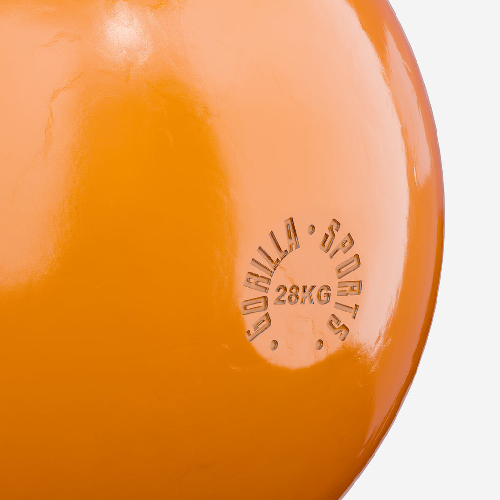 Kisakahvakuula 28 kg, Valettu Teräs, Oranssi