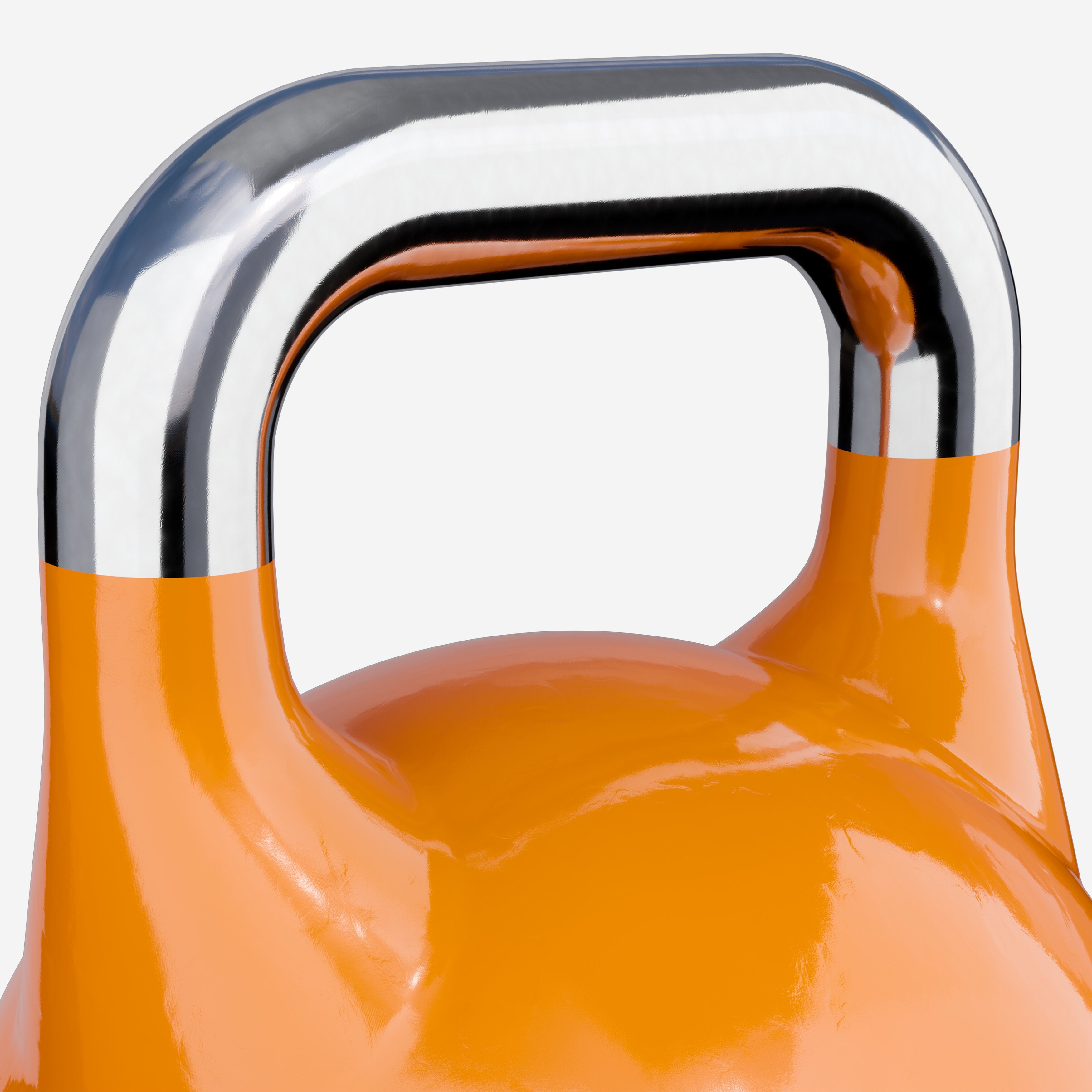 Kisakahvakuula 28 kg, Valettu Teräs, Oranssi