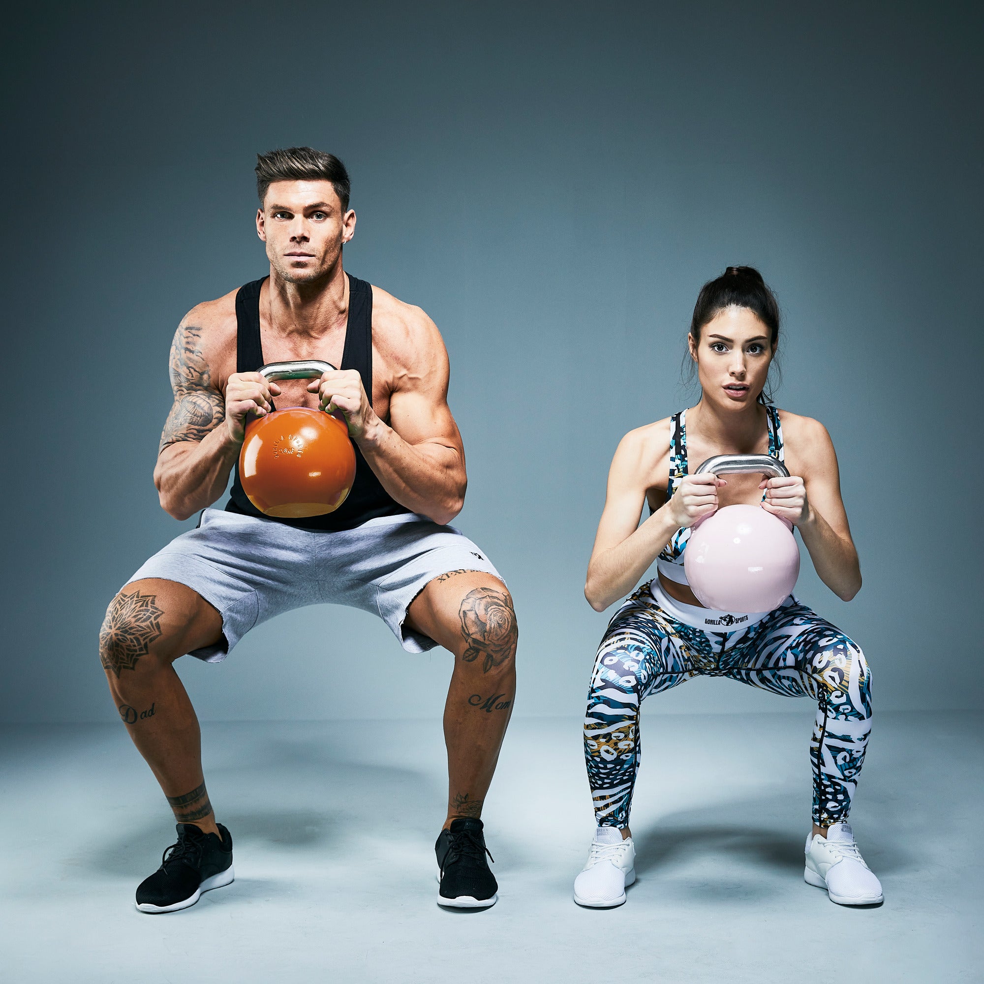 Kisakahvakuula 28 kg, Valettu Teräs, Oranssi