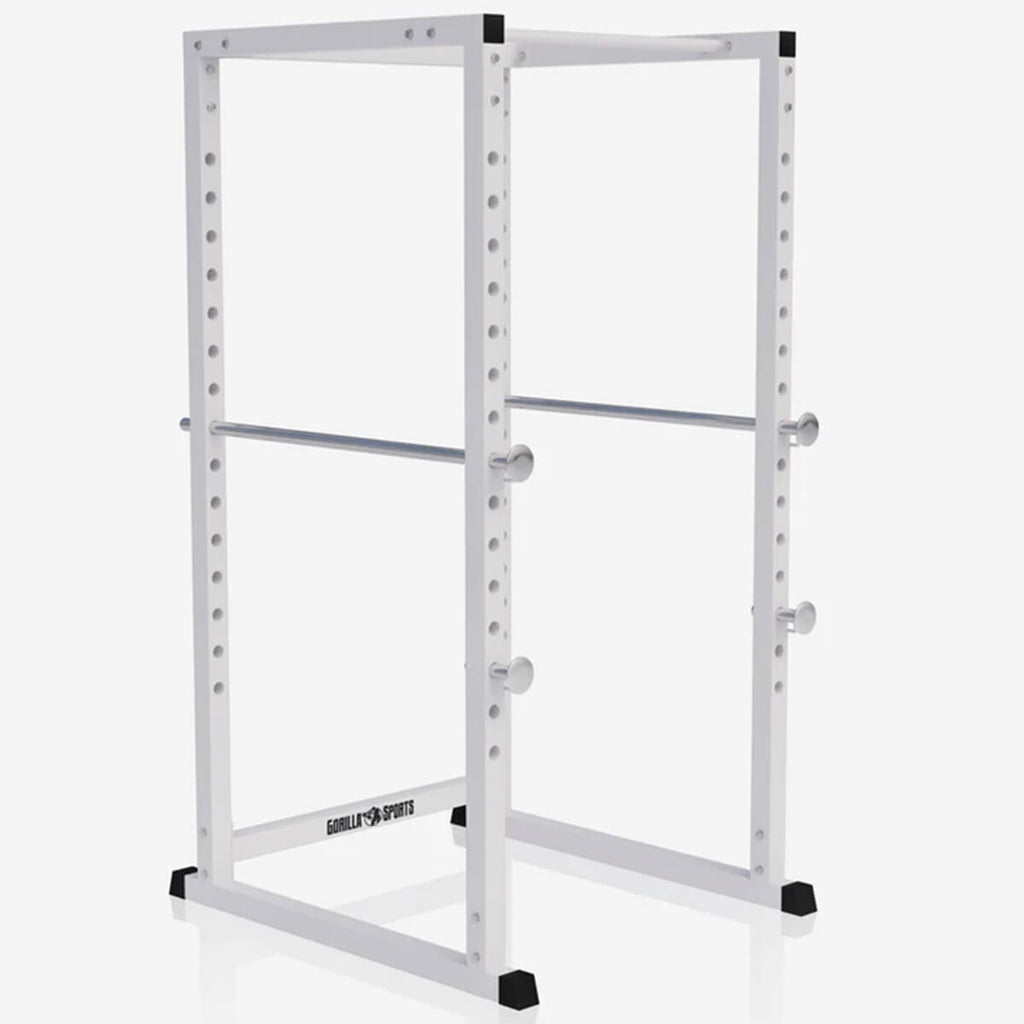 Power Rack -kyykkyhäkki turvaraudoilla ja leuanvetotangolla