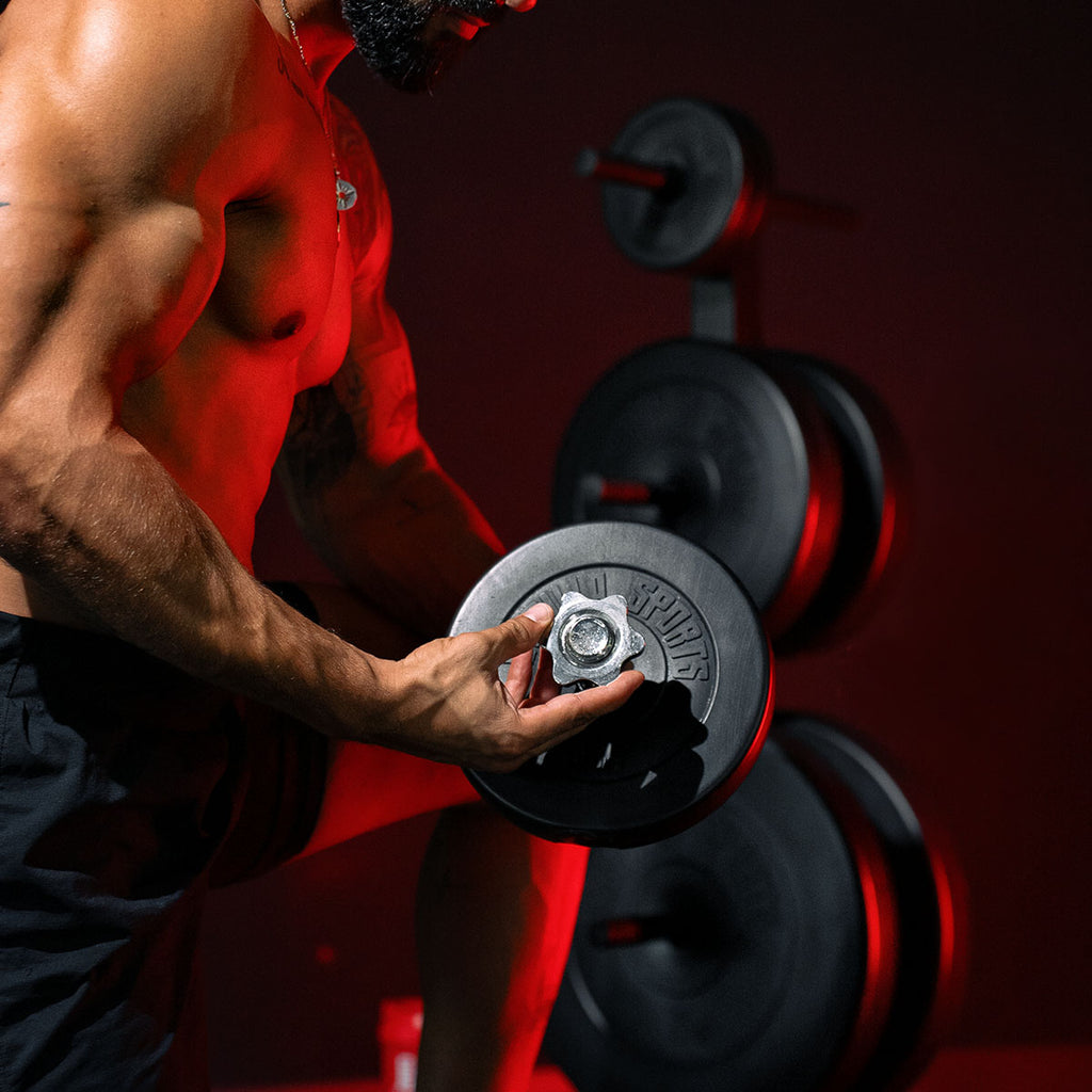 Vinyylinen levytankosarja 100 kg suoralla ja EZ-tangolla