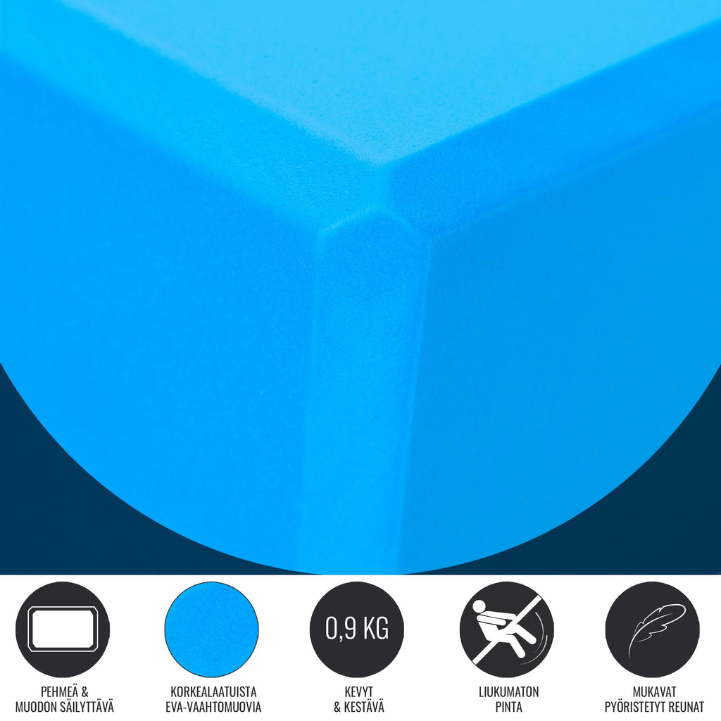 Yoga Block, Joogapalikka, 23,5x15x8cm, Pinkki