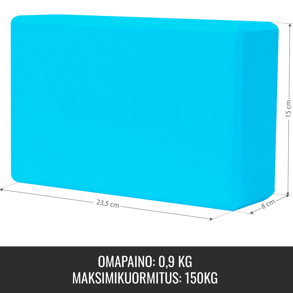 Yoga Block, Joogapalikka, 23,5x15x8cm, Punainen