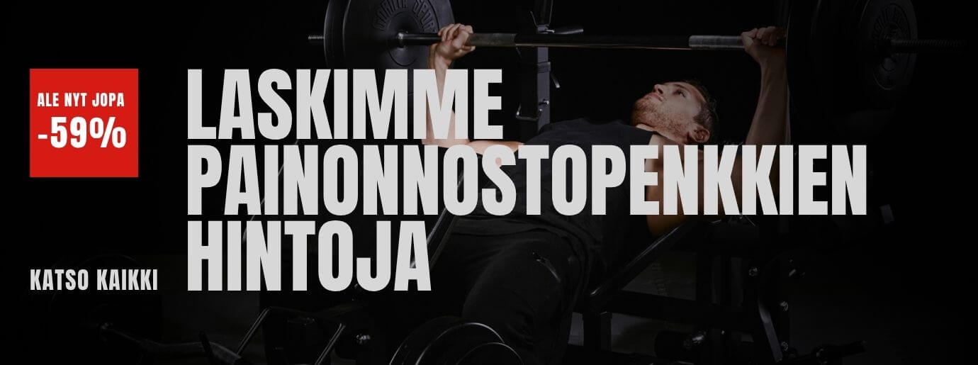 Laskimme Gorilla Sports painonnostopenkkien hintoja