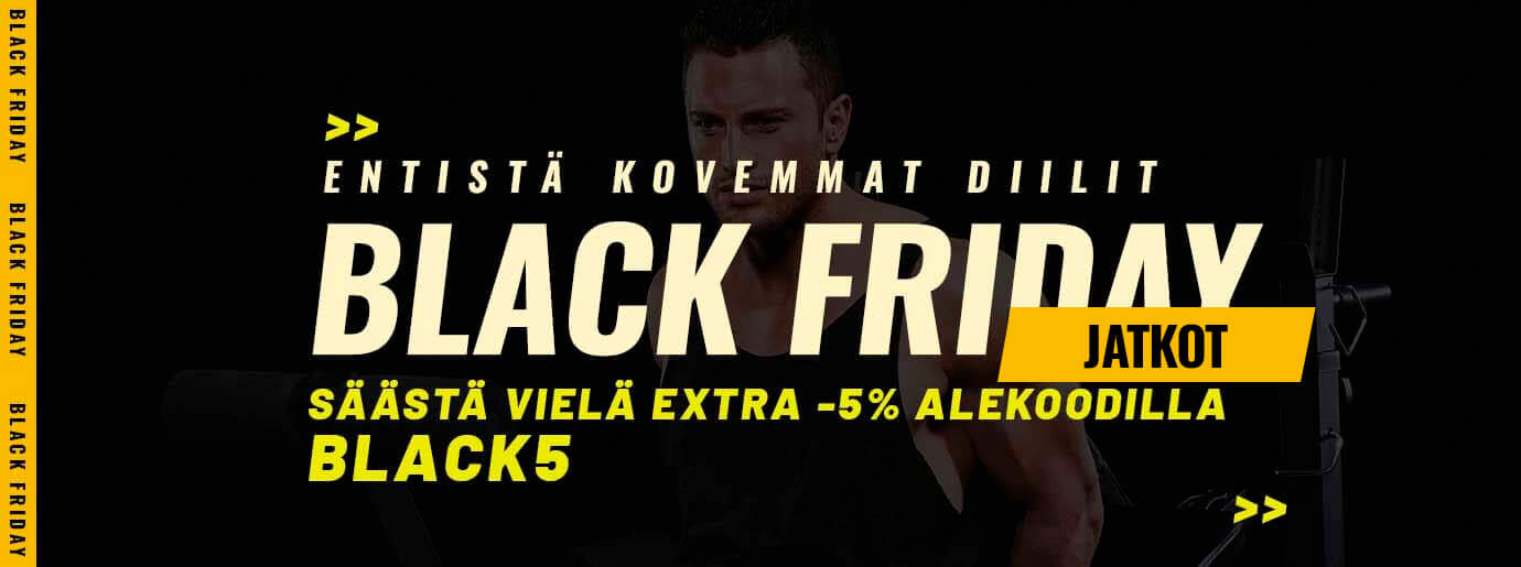 Säästä vielä 5% Gorilla Sports Black Friday hinnoista